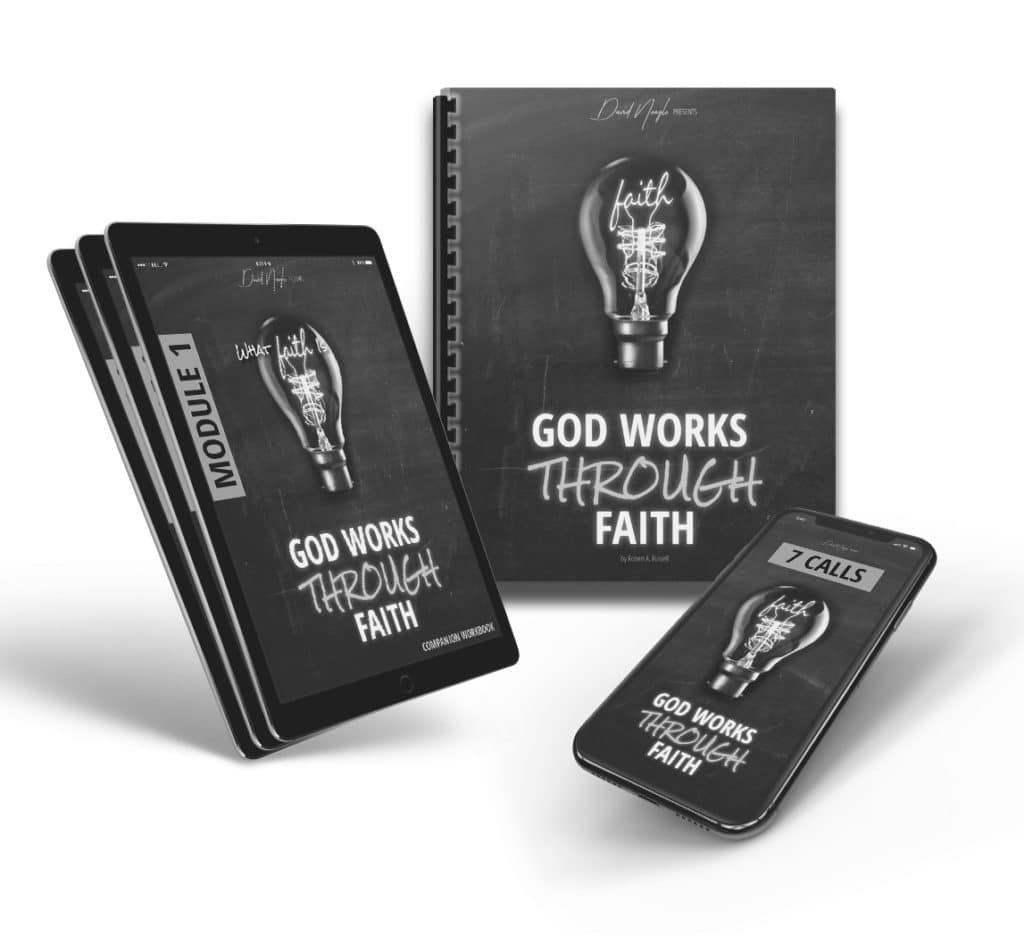 bw God Works Through Faith Product Image