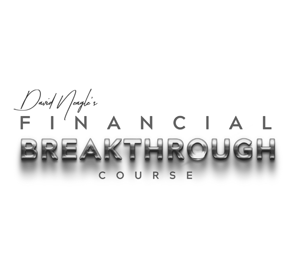 financial breakthrough course product image black & white